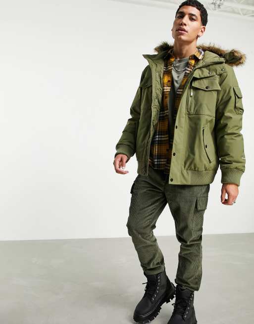 North face shop gotham jacket green