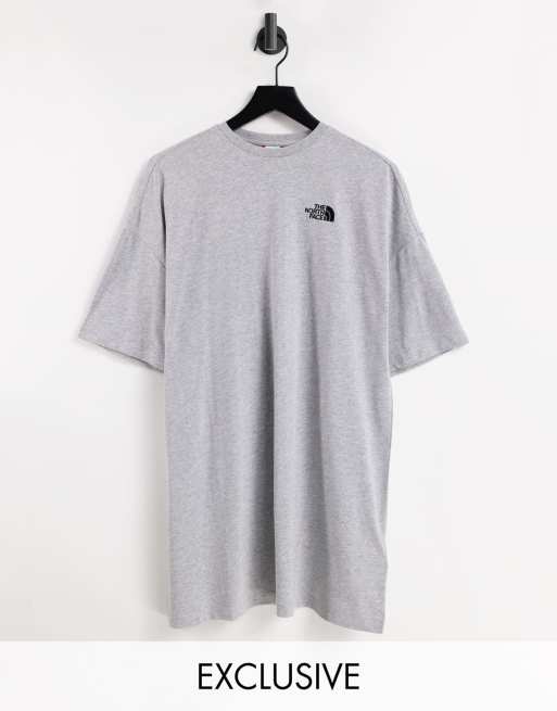 The North Face - Grå t-shirt-kjole - Kun hos ASOS