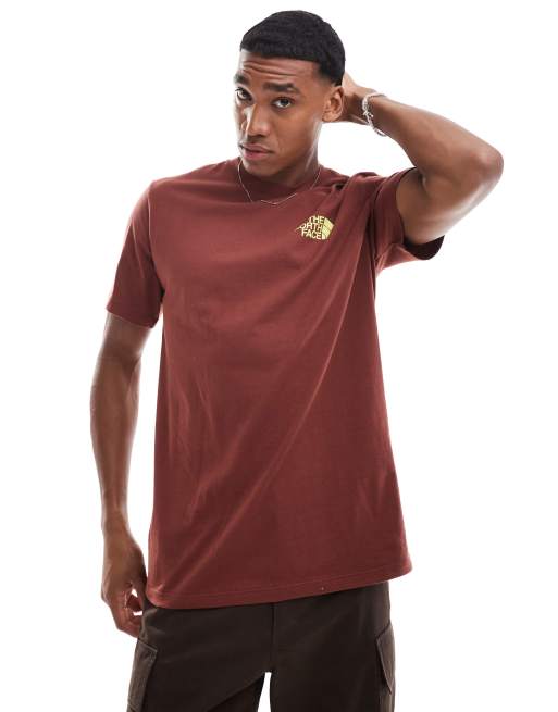 The North Face Graphic Cactus Tee in maroon, 3 of 4