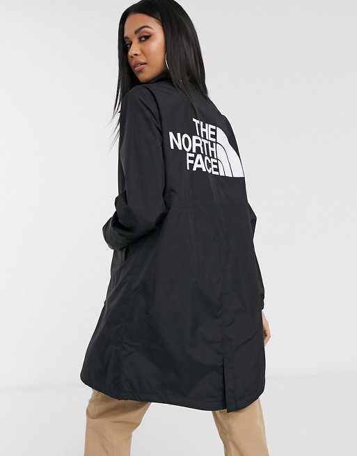 The North Face Graphic coach jacket in black