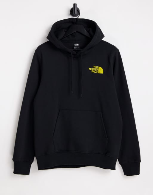 The North Face Graphic hoodie in black | ASOS