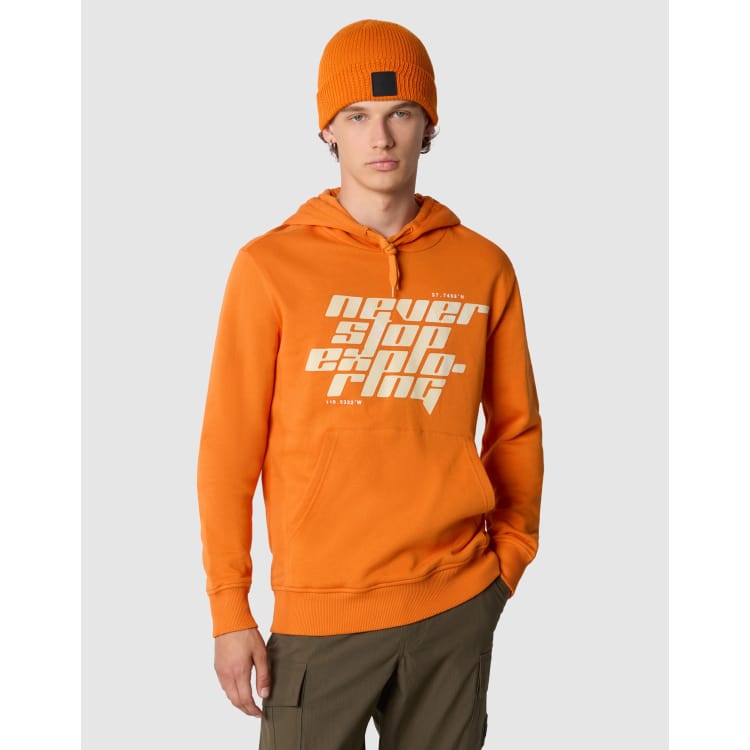 Graphic hot sale orange hoodie