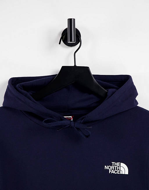  The North Face Graphic hoodie in navy Exclusive at  
