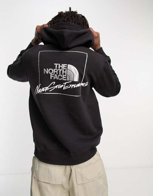 North face graphic discount hoodie