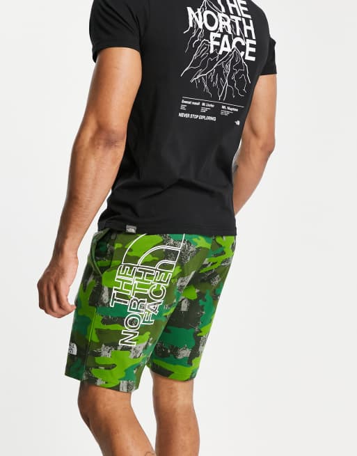 The north face shop graphic light shorts