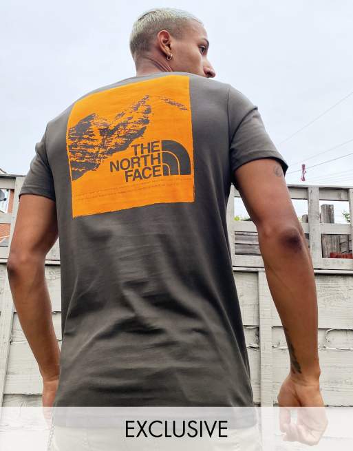 The North Face Graphic tshirt in green Exclusive at ASOS ASOS