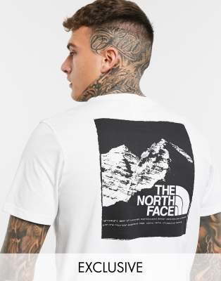 north face logo tee