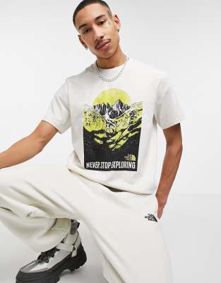 north face graphic tee