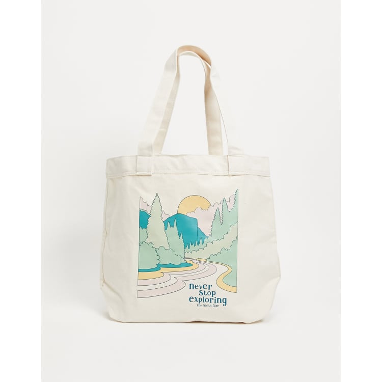 North face canvas outlet tote bag