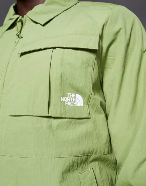 The North Face - Grøn overskjorte med logolomme og lynlås - Kun hos ASOS, 2 af 4