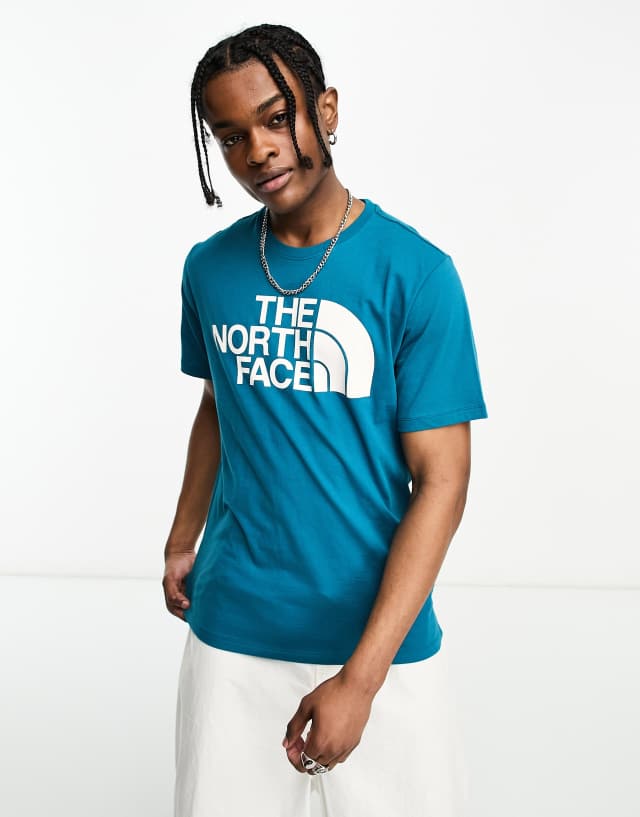 The North Face Half Dome chest logo t-shirt in teal