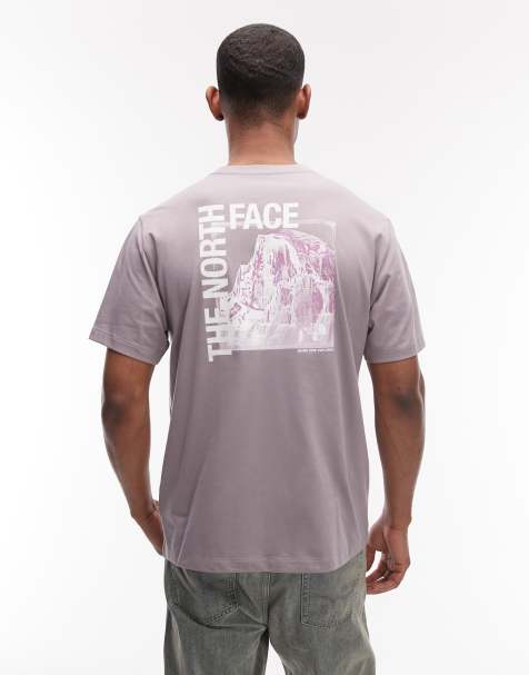 The North Face – Half Dome – Grå t-shirt med tryck baktill - view 1