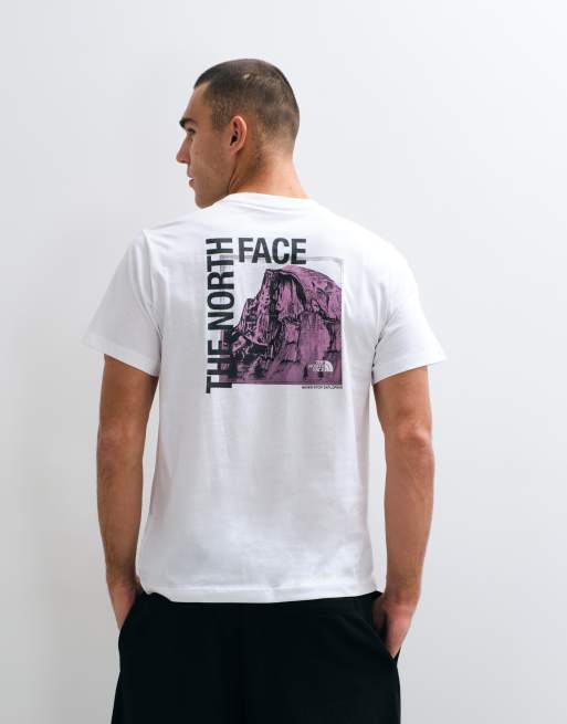 The North Face Half Dome grafisk t-shirt i vitt, 5 av 5