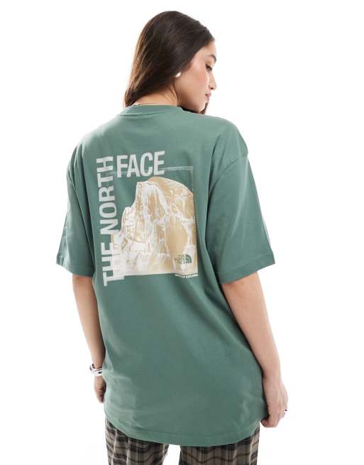 The North Face – Half Dome – Grön t-shirt med fototryck, 4 av 4