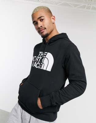 The North Face Half Dome Graphic Pullover Hoodie In Black
