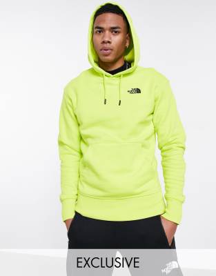 green north face hoodie
