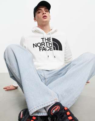 Shop The North Face Half Dome Hoodie In White