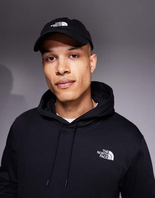 The North Face Half Dome logo baseball cap in black | ASOS