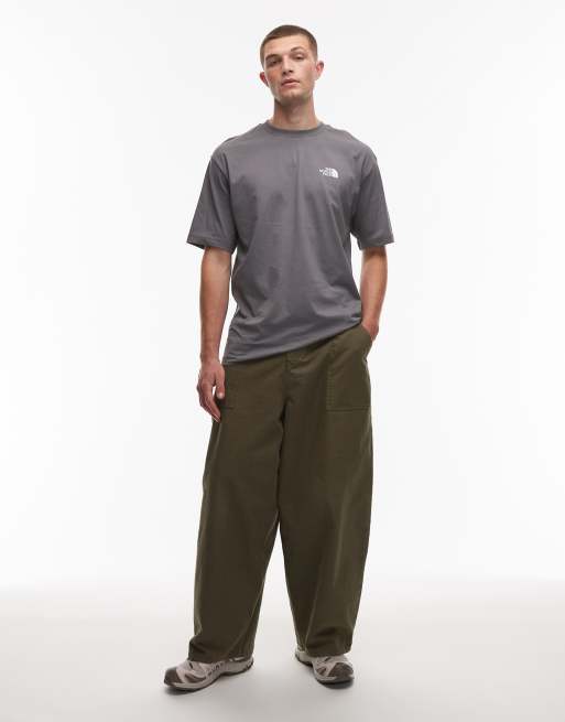 The North Face – Half Dome – Oversize-T-Shirt in Grau mit Rückenprint, 2 von 5