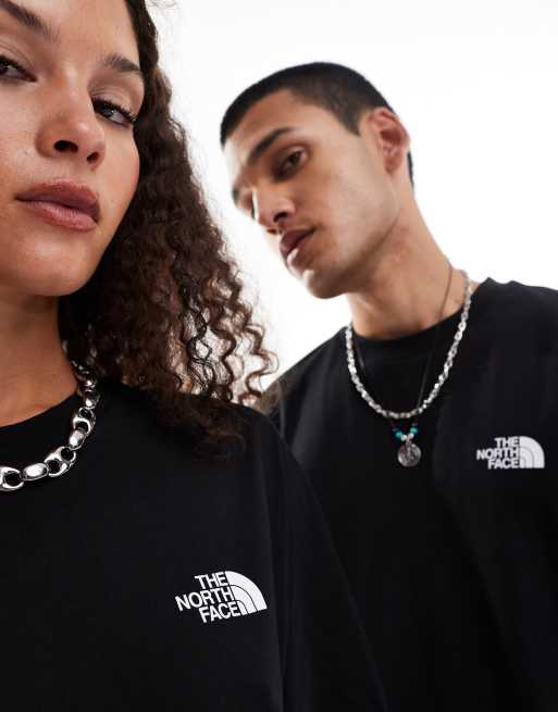 The North Face - Half Dome - Oversized T-shirt met print op de achterkant in zwart, 3 van 4