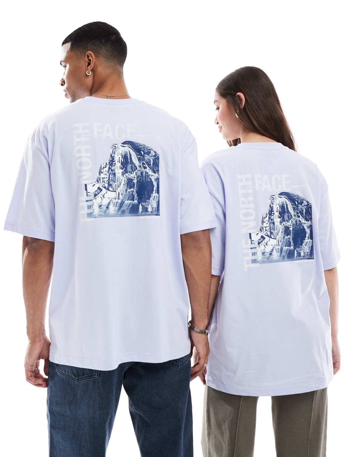 The North Face Half Dome photo t-shirt in light blue
