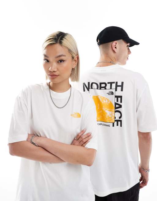 The North Face - Half Dome Photo - T-shirt oversize avec imprimé au dos - Blanc