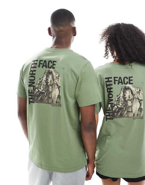 The North Face Half Dome Photo unisex backprint t-shirt in green - view 1