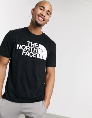 black north face t shirt