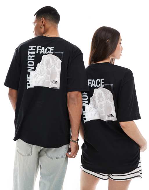 The North Face - Half Dome - T-shirt nera con stampa fotografica, 4 di 4