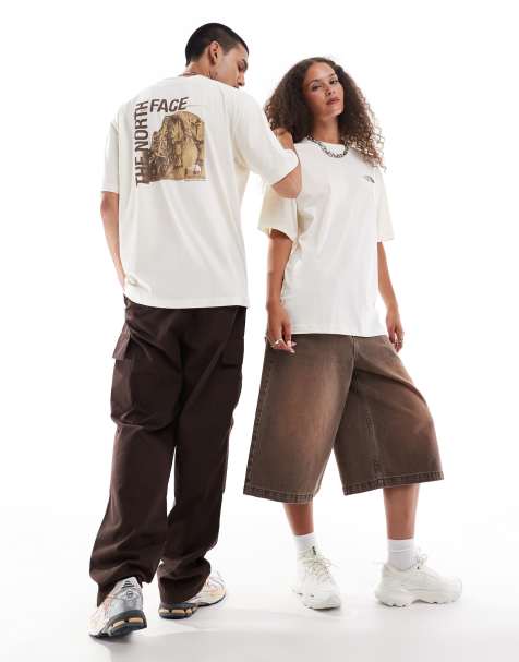 The North Face - Half Dome - T-shirt oversize imprimé au dos - Blanc cassé - view 1