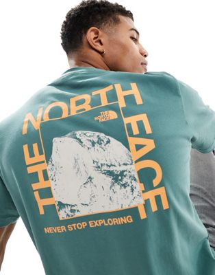 The North Face Half Dome t-shirt in green - ASOS Price Checker