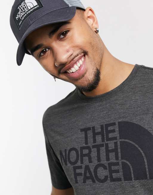 The North Face Half Dome Tri-Blend t-shirt in gray
