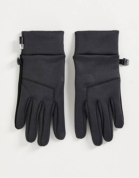 The North Face Hardface Etip touchscreen stretch fleece gloves in black