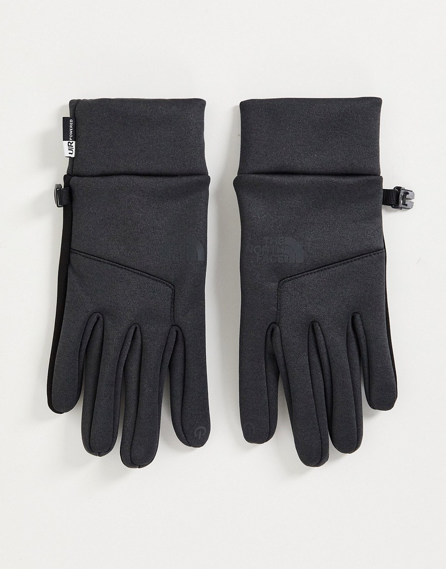 The North Face Hardface Etip touchscreen stretch fleece gloves in black