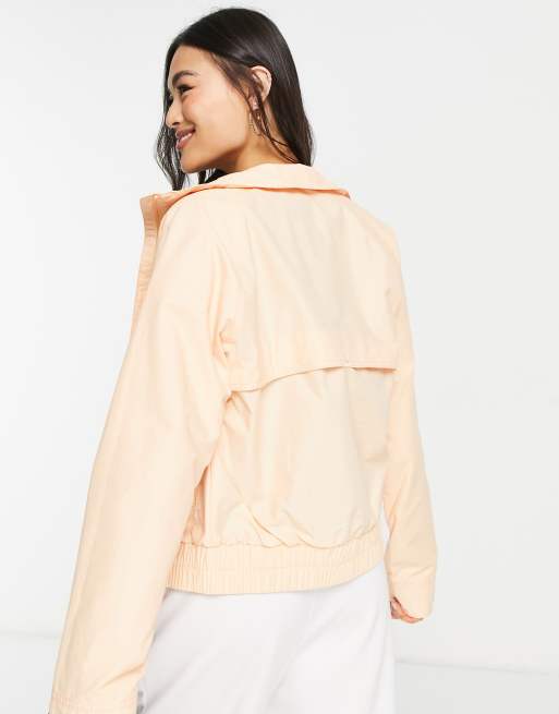 Peach north shop face jacket