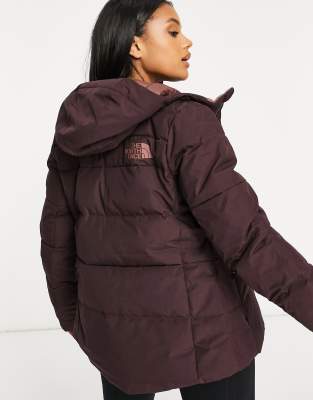 doudoune marron the north face