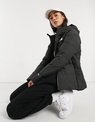 The North Face Heavenly Down ski jacket in black | ASOS