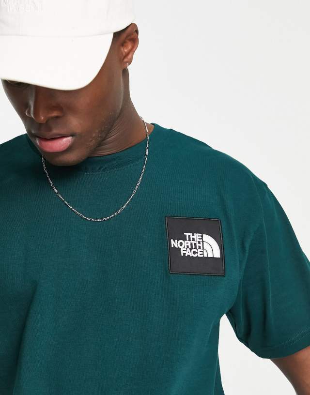 The North Face Heavyweight Box chest logo T-shirt in green