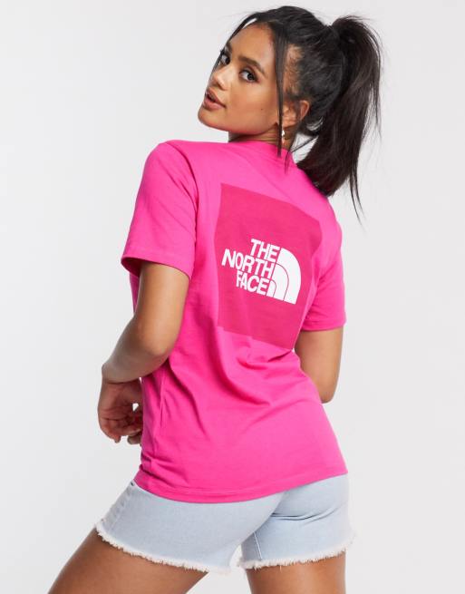 the north face tshirt pink