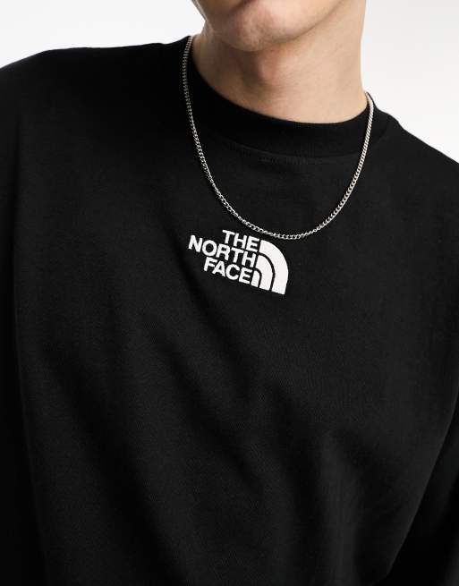 North face black online series spacer knit hoodie