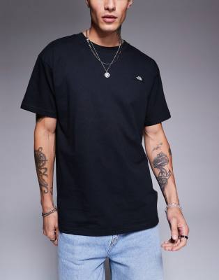 heavyweight relaxed T-shirt in black