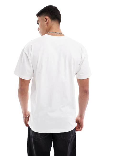 The North Face heavyweight relaxed t-shirt in white, 2 of 4