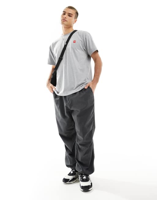 The North Face heavyweight relaxed t-shirt with back graphic in gray heather, 2 of 4
