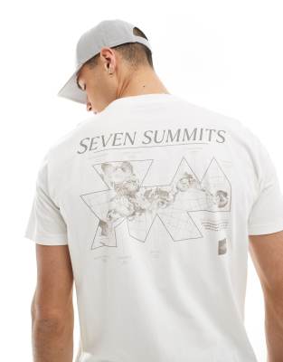 heavyweight relaxed t-shirt with back graphic in white