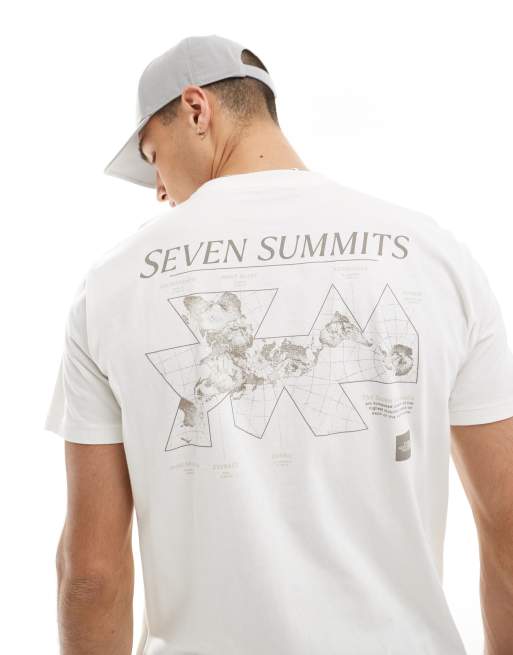 The North Face heavyweight relaxed t-shirt with back graphic in white