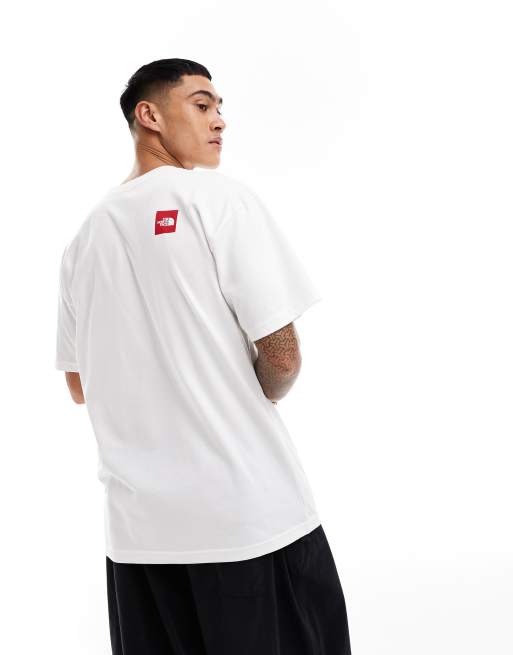 The North Face Heavyweight t-shirt in white