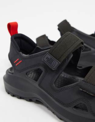north face hedgehog black