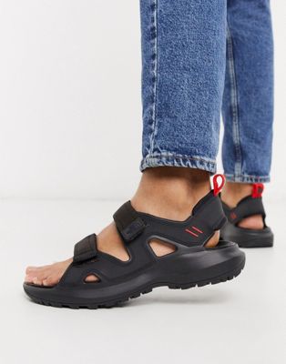 The North Face Hedgehog sandals in black