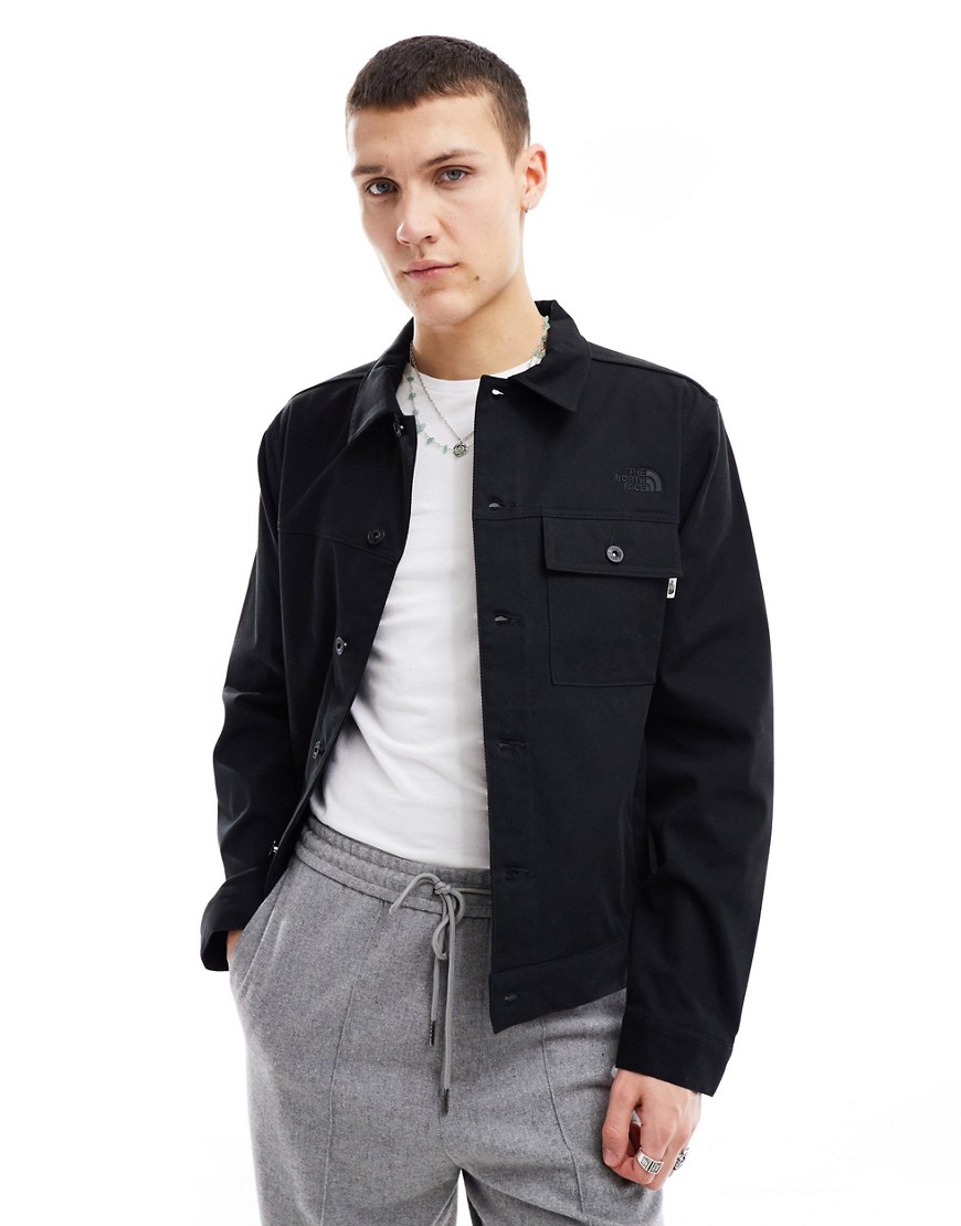The North Face Hedston pocket worker jacket in black
