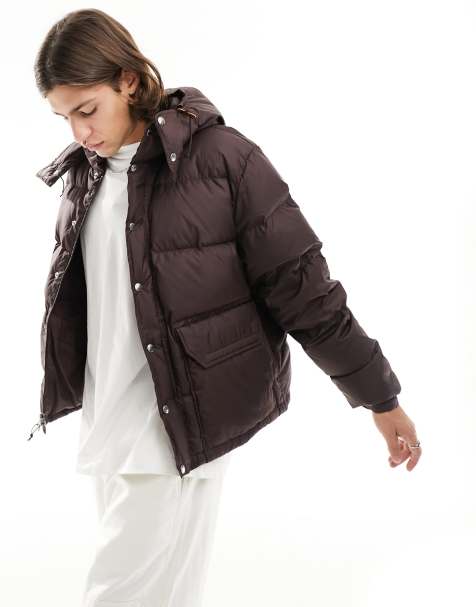 노스페이스 The North Face Heritage 71 Sierra down puffer jacket in brown,BROWN